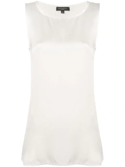 Antonelli Plain Tank Top In Neutrals