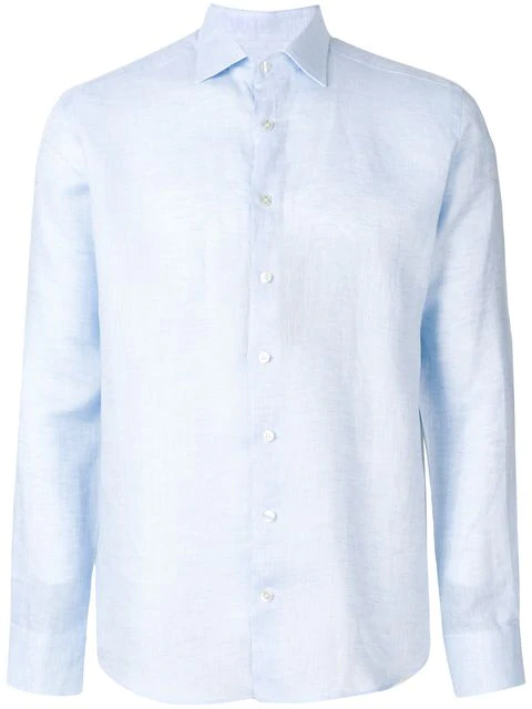 Etro Classic Button Shirt In Blue | ModeSens
