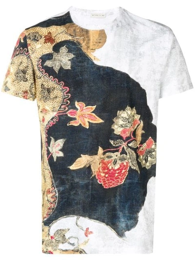 Etro Printed T-shirt In Off White/multicolor