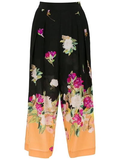 Andrea Marques Silk Culottes - Black