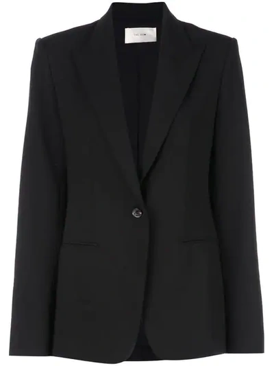 The Row Single Breasted Blazer In Black