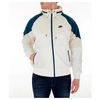 Nike Men's Sportswear Windrunner Hooded Jacket, White - Size Med