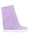 Casadei Ankle Boots In Lilac