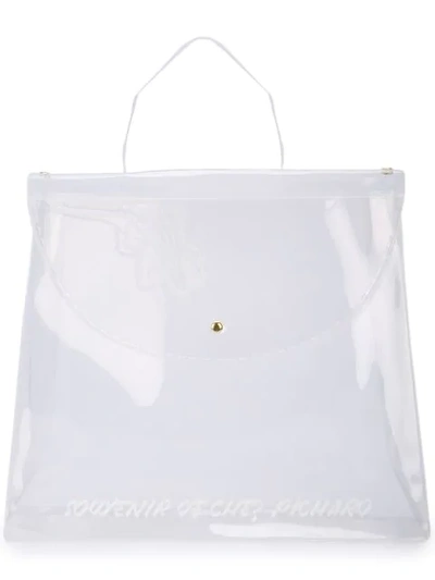 Amélie Pichard Logo Souvenir Bag In White