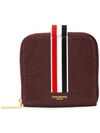 Thom Browne Square Wallet In Red