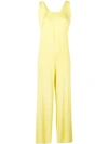 Stefano Mortari Pintuck Front Jumpsuit In Yellow