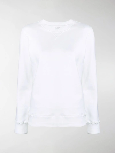 Valentino Rockstud Sweatshirt In White