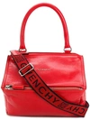 Givenchy Small Pandora Tote In Red