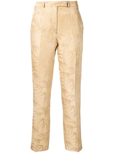 Etro Printed Trousers In Neutrals