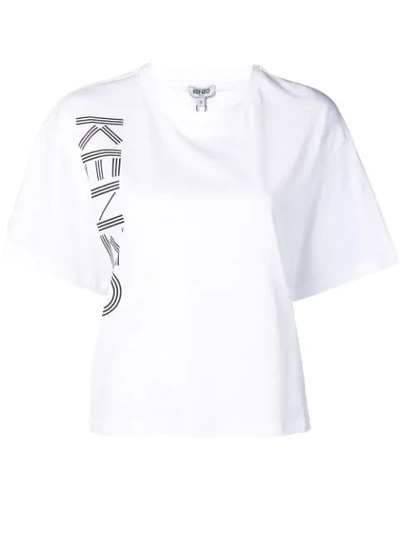 Kenzo Oversized Logo T-shirt In White