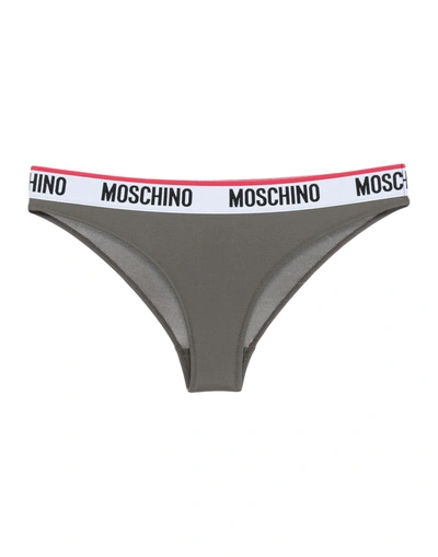 Moschino Briefs In Military Green
