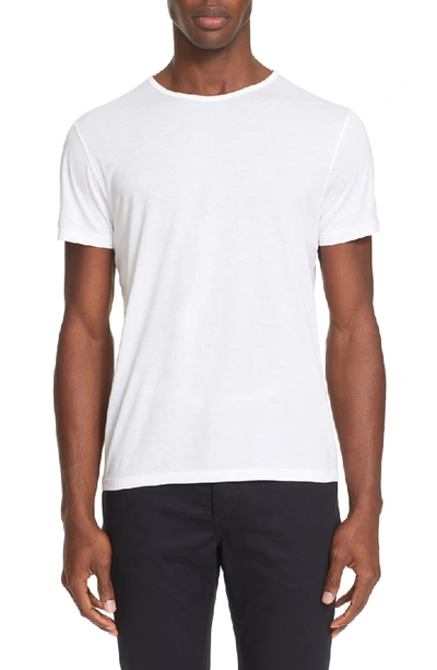 John Varvatos Slim Fit Pima Cotton T-shirt In White