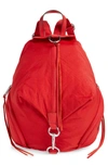 Rebecca Minkoff Julian Nylon Backpack - Red In Scarlet