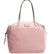 Rebecca Minkoff Washed Nylon Tote - Pink In Vintage Pink