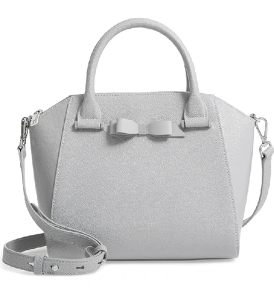 Ted Baker Janne Bow Leather Tote - Grey