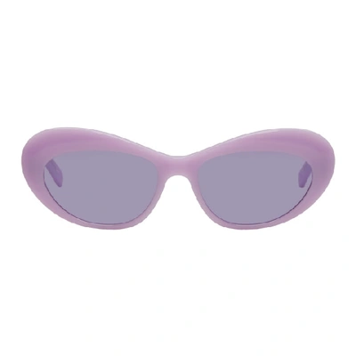 Andy Wolf Purple Odessa Sunglasses In F Lilac