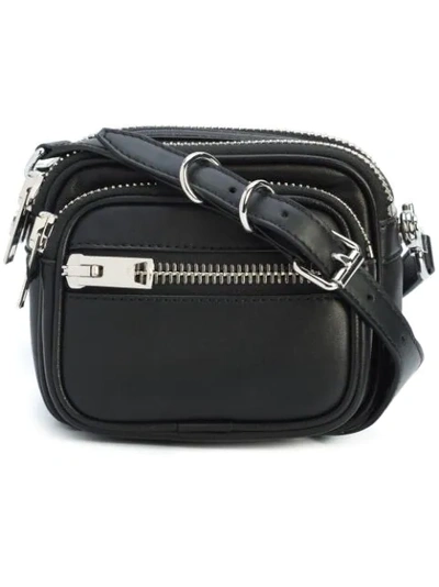 Alexander Wang Attica Leather Shoulder Bag In Black