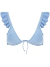 Clube Bossa Laven Bikini Top In Blue