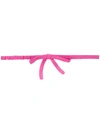 N°21 Bow Detail Belt In Pink