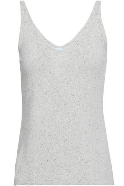 Eberjey Woman Marled Knitted Tank Light Gray