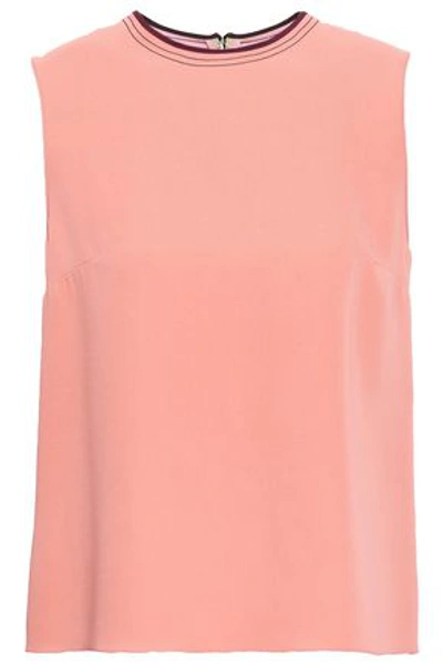 Roksanda Woman Silk-crepe Blouse Antique Rose