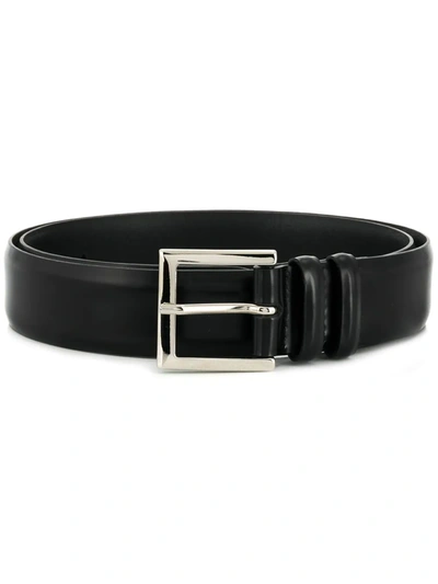 Orciani Classic Buckle Belt In Black