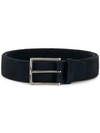 Orciani Classic Buckle Belt In Blue