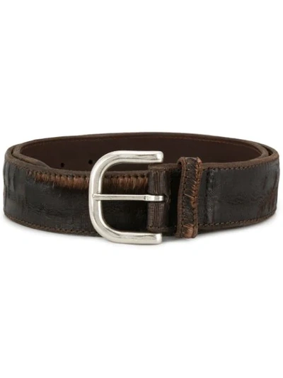 Orciani Cutting Belt In Brown