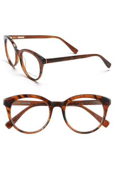 Derek Lam 51mm Optical Glasses - Brown Stripes