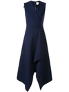 Dion Lee Folded Sail Dress In Blue