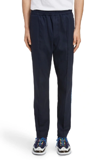 Kenzo Men's Band Sides Track Pants In Midnight Blue
