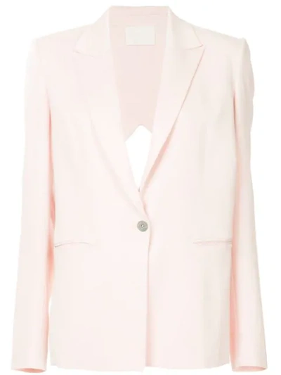 Dion Lee 'cady Tessellate' Blazer In Pink