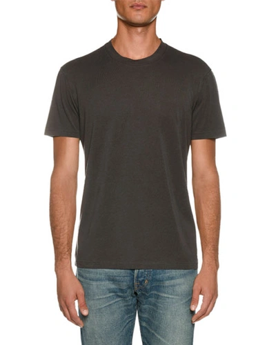 Tom Ford Men's Short-sleeve Solid T-shirt, Gray