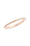 Monica Vinader 18ct Rose-gold Champagne Diamond Eternity Ring In Champagne Diamond/ Rose Gold