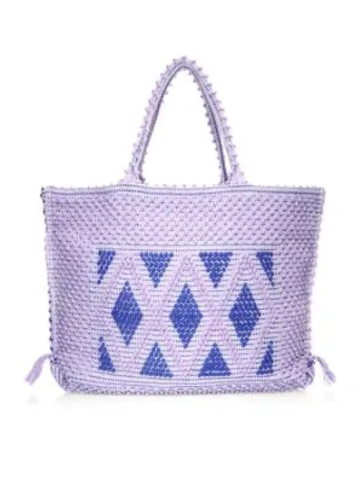 Antonello Tedde Large Capriccioli Tote In Lilac