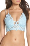 Free People Intimately Fp Adella Longline Bralette In Light Blue