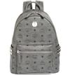 Mcm Small Stark Side Stud Backpack - Grey In Phantom Grey