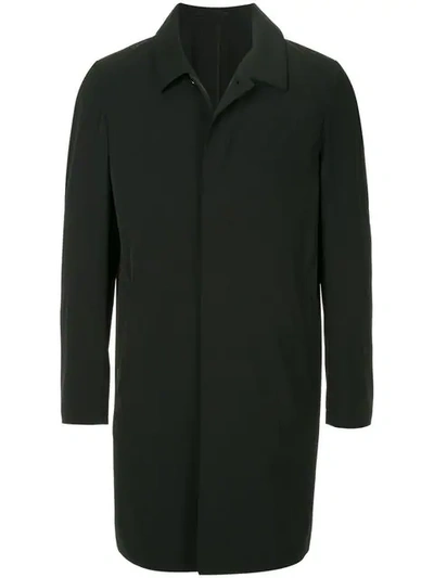 Attachment Single Breasted Coat In Black