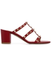 Valentino Garavani Valentino  Rockstud Mules - Red