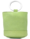 Simon Miller Small Bonsai Bucket Bag In Green