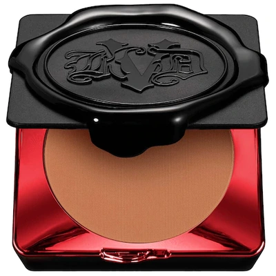 Kat Von D Lock-it Powder Foundation 195 Deep 0.31 oz/ 9.0 G