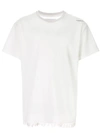 Yoshiokubo Fringe Detailed T-shirt In White