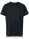 Yoshiokubo Fringed T-shirt In Black