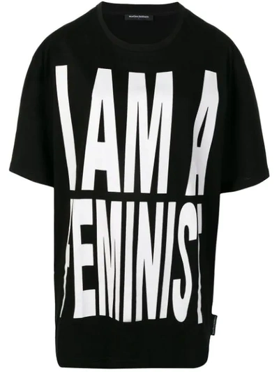 Marlies Dekkers I Am A Feminist Oversized T-shirt Black