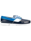 Prada Deck Shoes - Blue