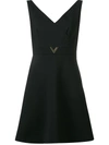Valentino V Hardware Dress - Black