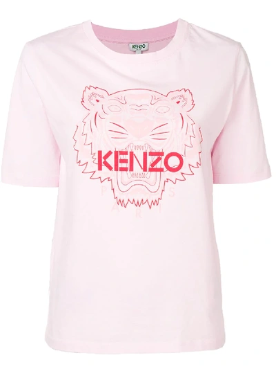 Kenzo Tiger Comfort Shirt In Pink