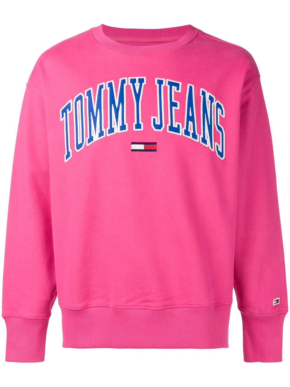 tommy jeans pink shirt