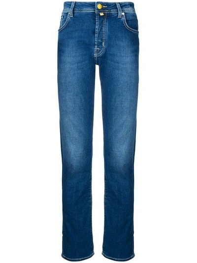 Jacob Cohen Straight Leg Jeans In Blue