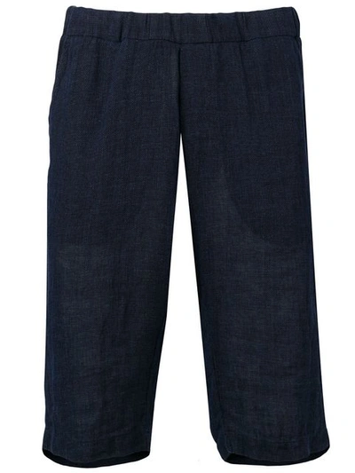 Barena Venezia Drop Crotch Shorts In Blue